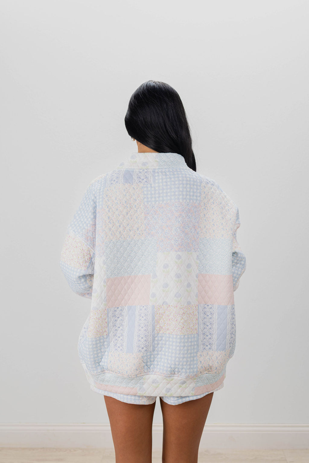 QUILTED MOCKNECK