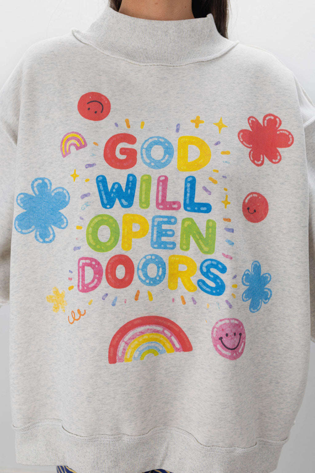 GOD WILL OPEN DOORS MOCKNECK