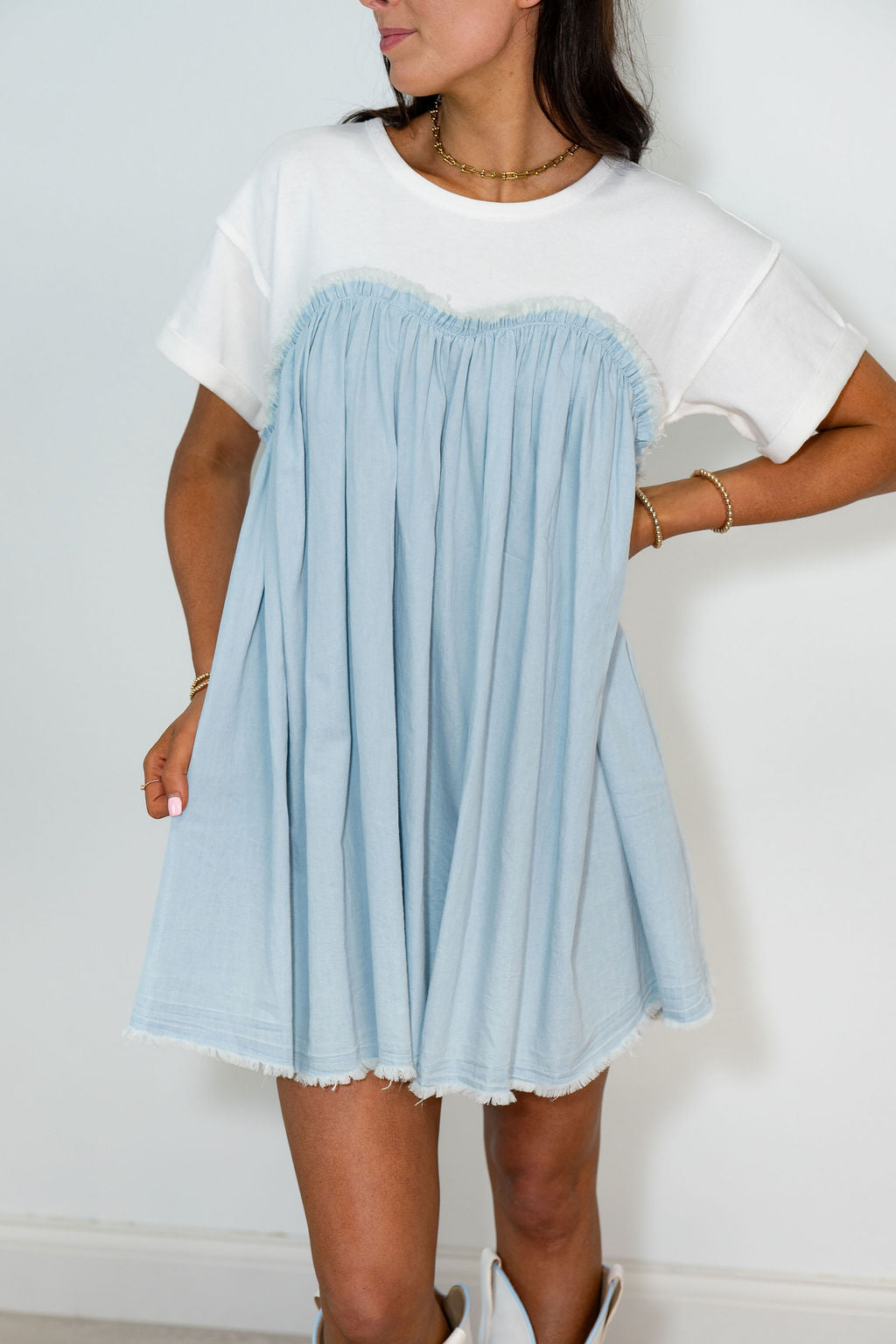 BACKYARD BLUES DRESS*