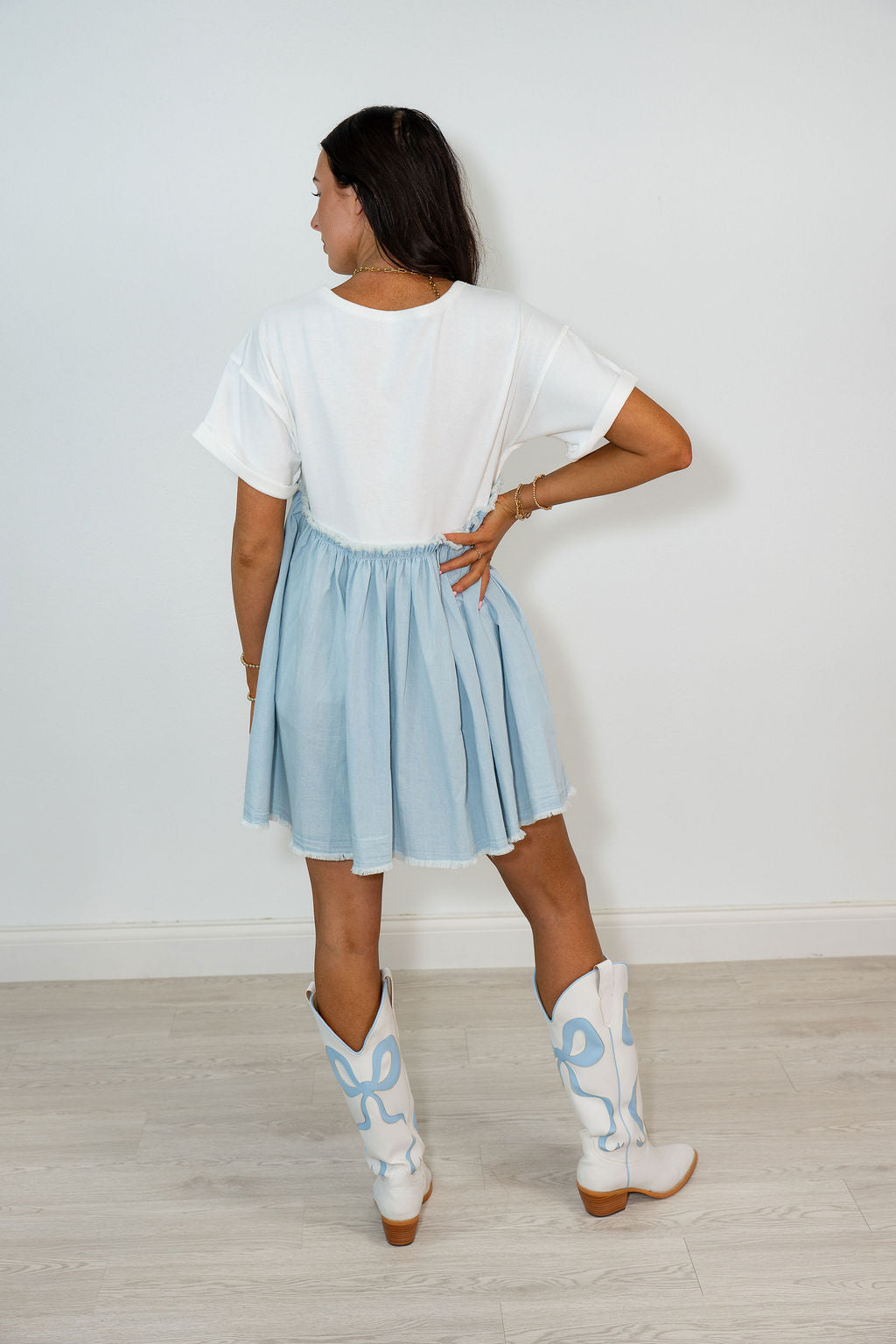 BACKYARD BLUES DRESS*