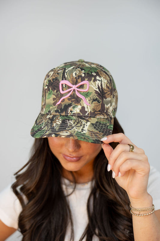 CAMO BOW HAT*