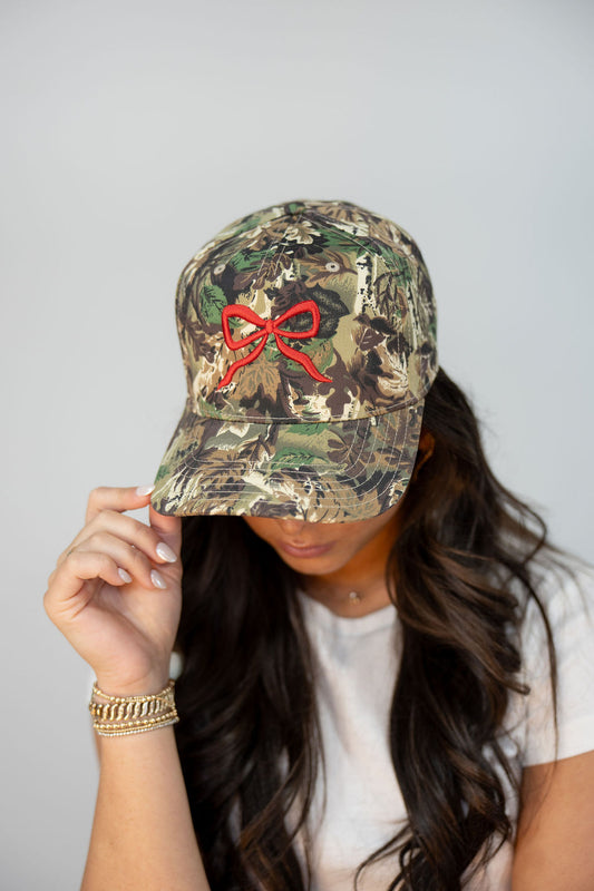 CAMO BOW HAT*