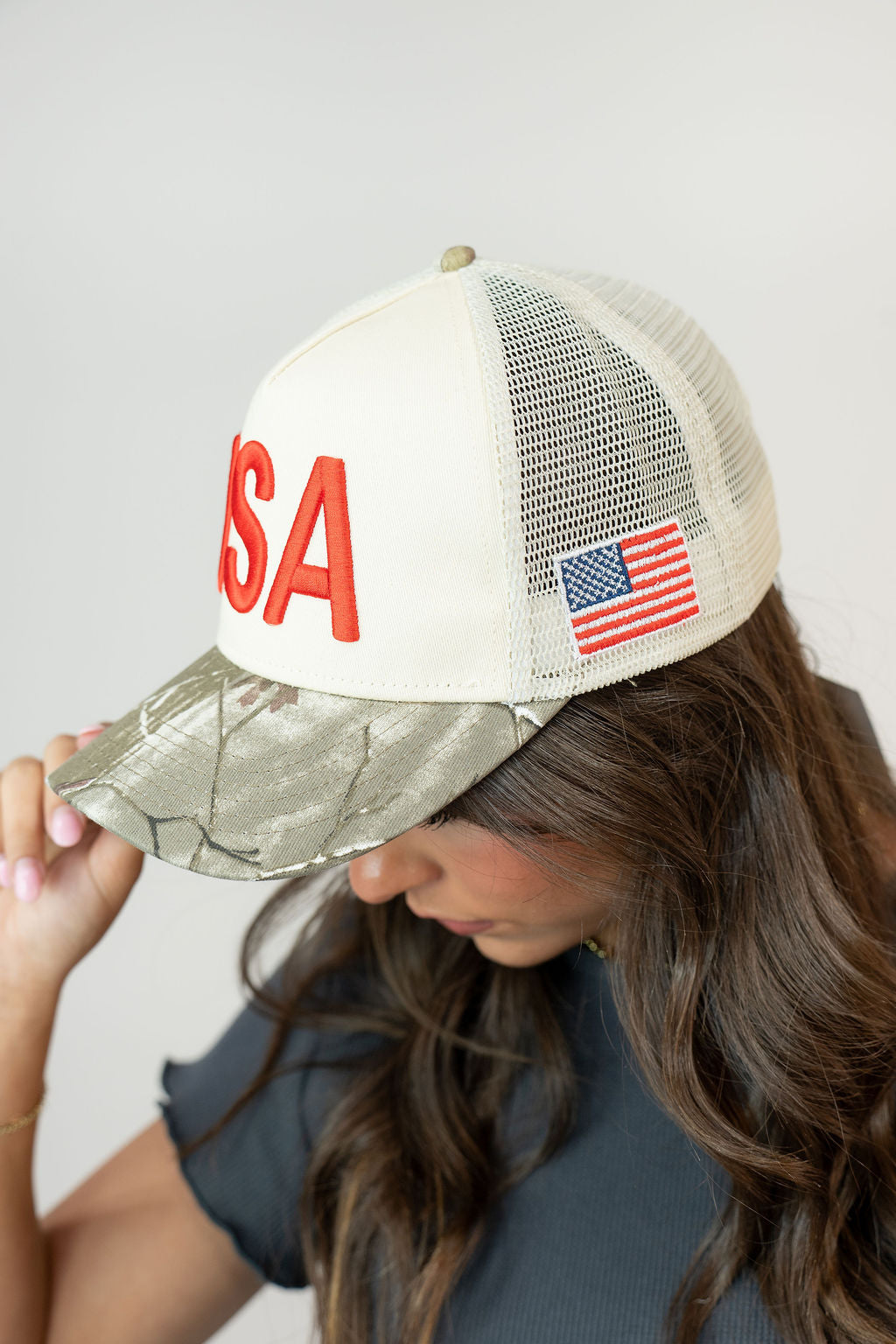 USA CAMO HAT*