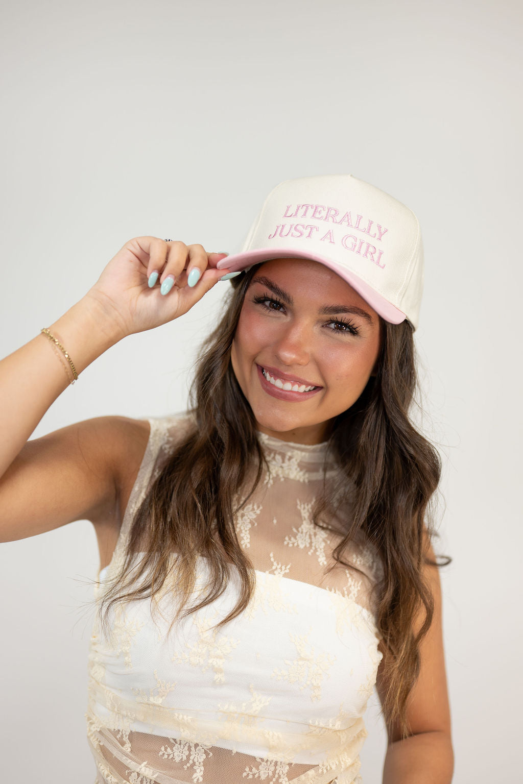 LITERALLY JUST A GIRL HAT*