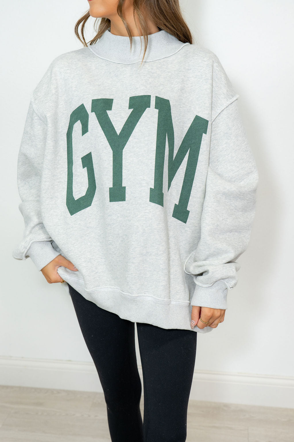 GYM GIRL MOCKNECK*