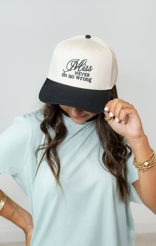 MISS NEVER DO NO WRONG HAT*