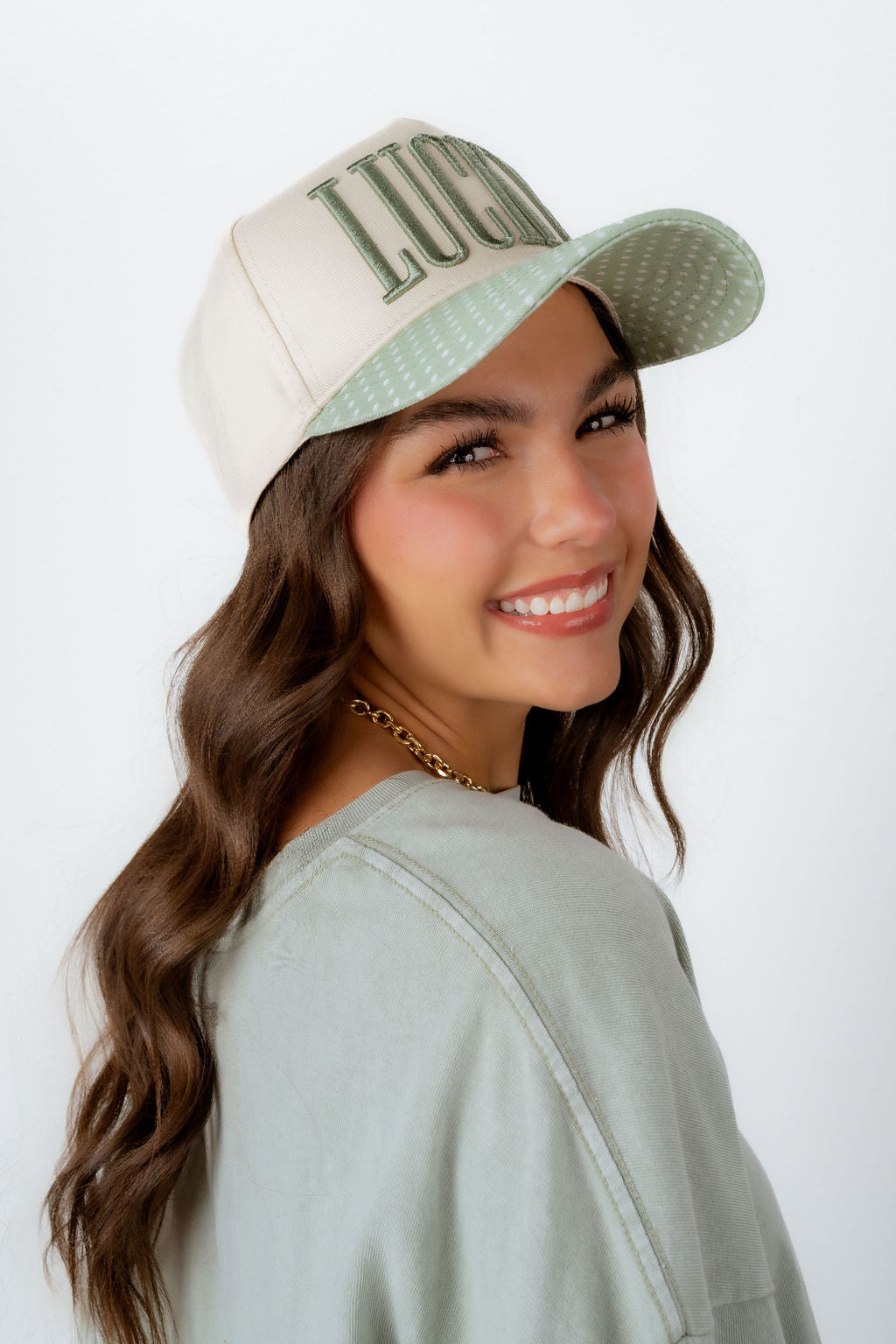 LUCKY POLKA DOT HAT
