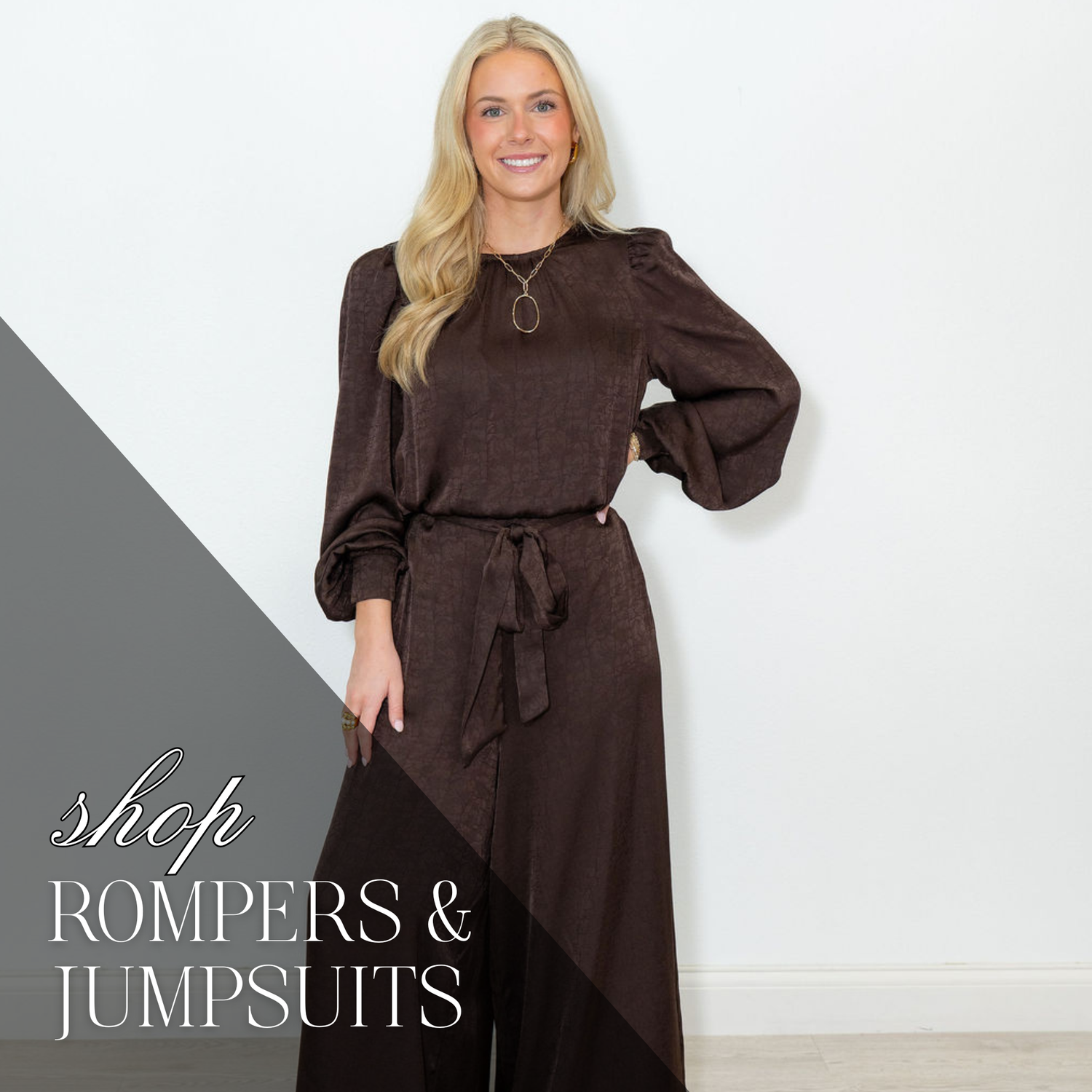 JUMPSUITS + ROMPERS