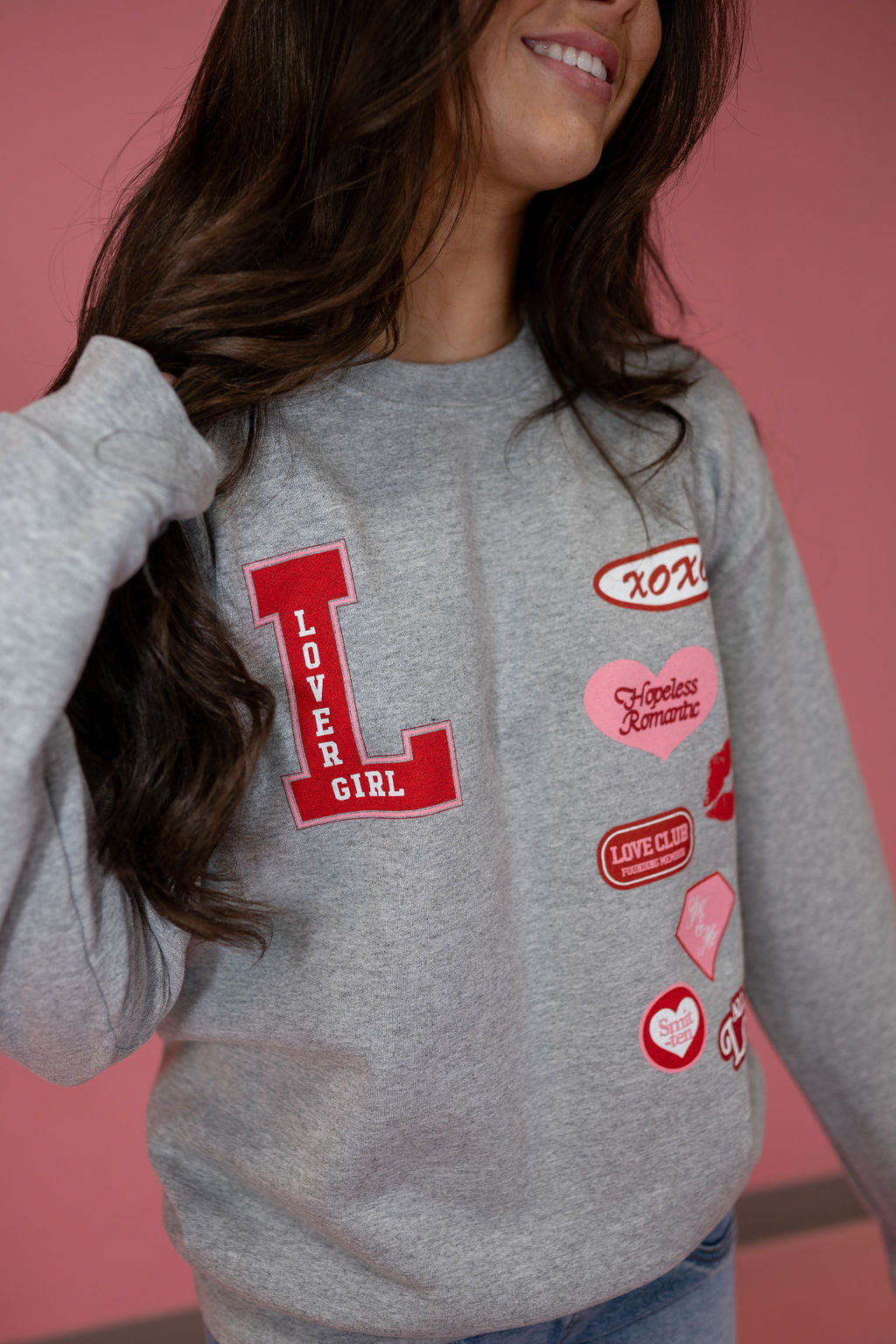 FS LOVER GIRL PATCHES SWEATSHIRT*