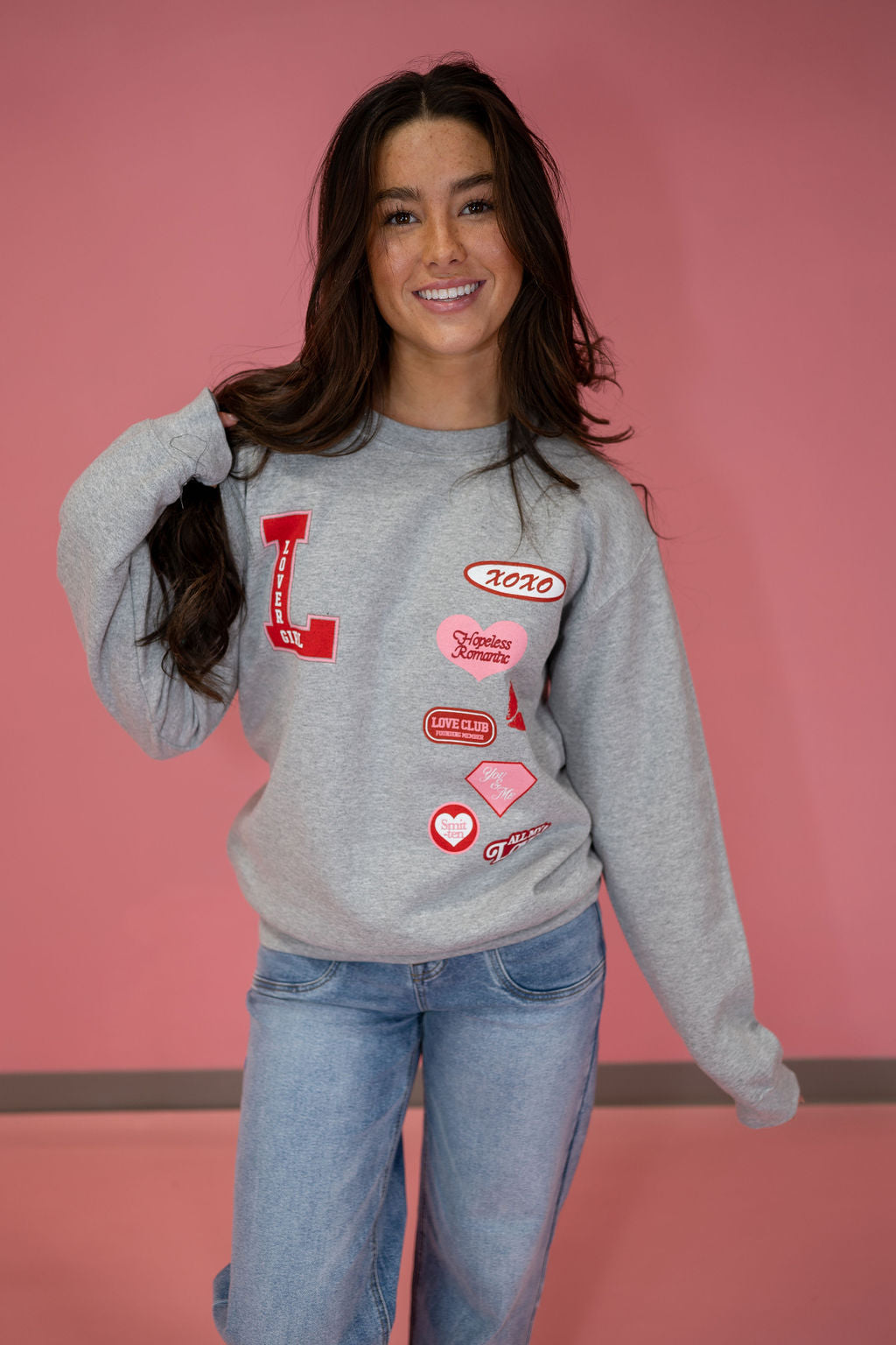 FS LOVER GIRL PATCHES SWEATSHIRT*