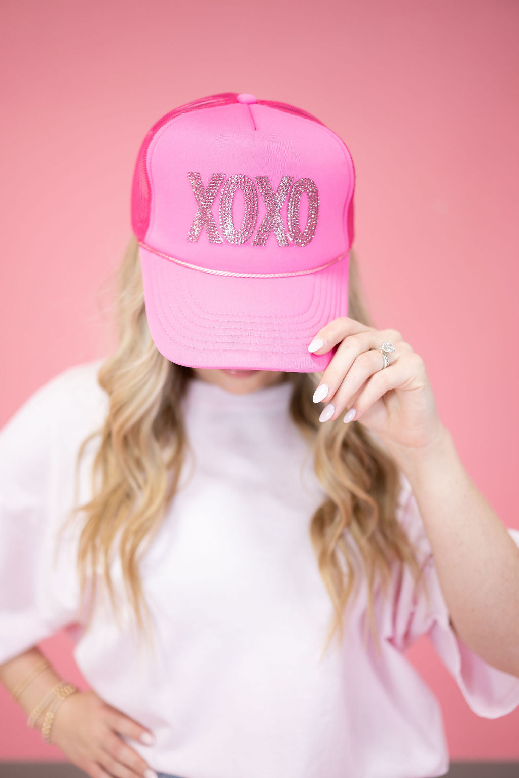 VHC XOXO RHINESTONE HAT*