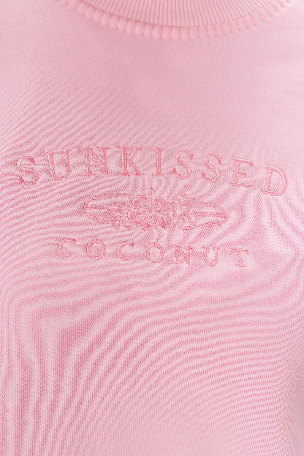 STITCHED LOGO SWEATSHIRT