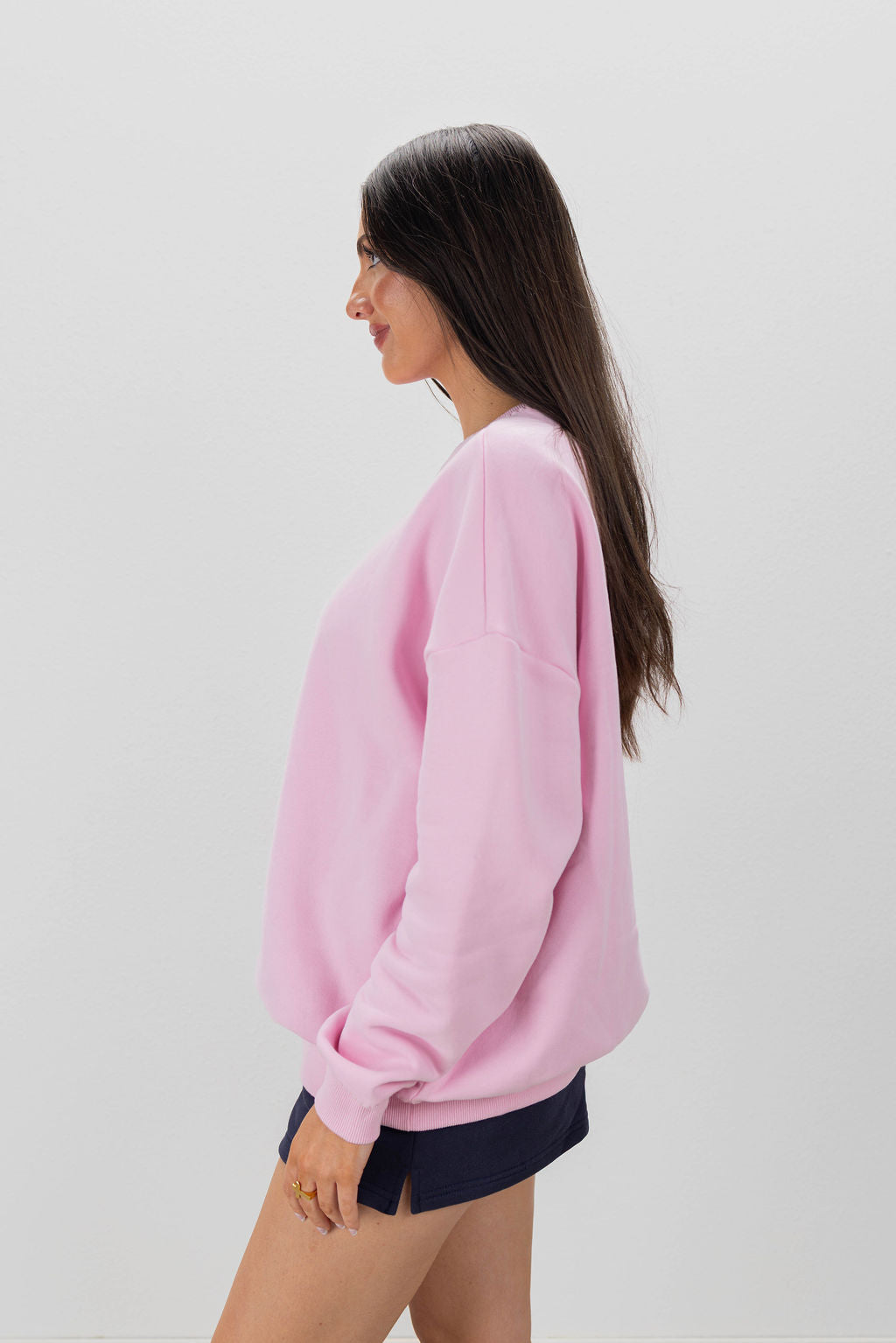 STITCHED LOGO SWEATSHIRT