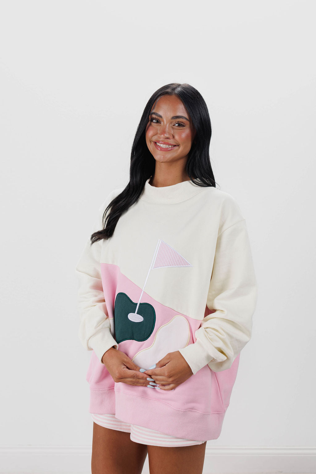 GOLFING ON THE GREEN MOCKNECK