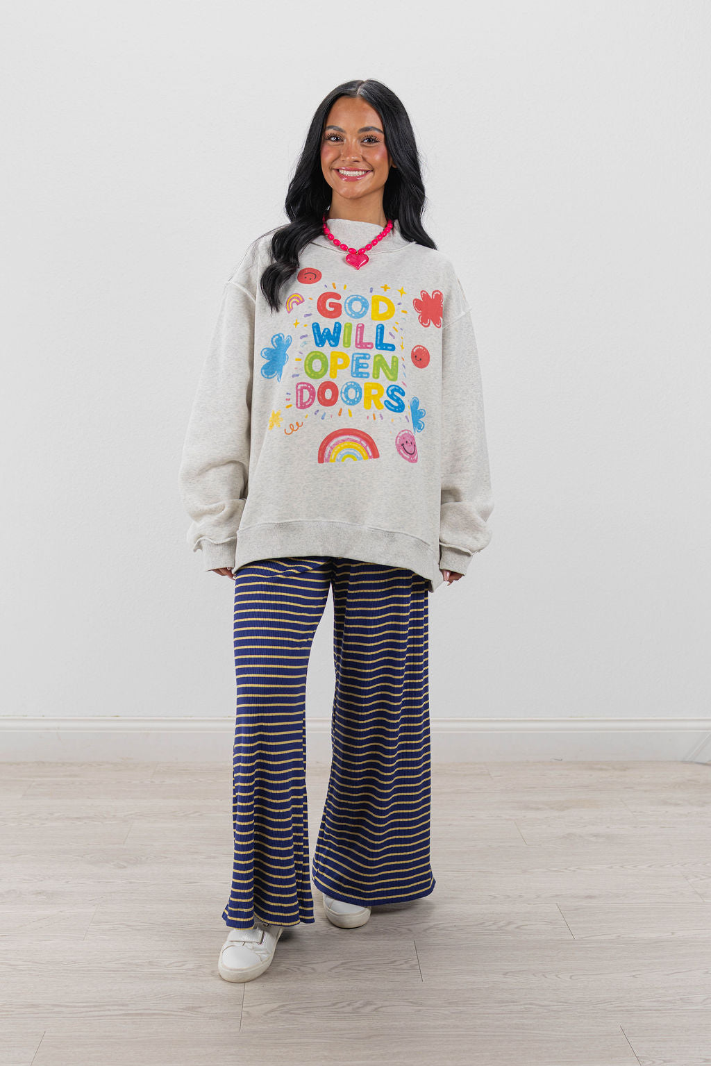 GOD WILL OPEN DOORS MOCKNECK