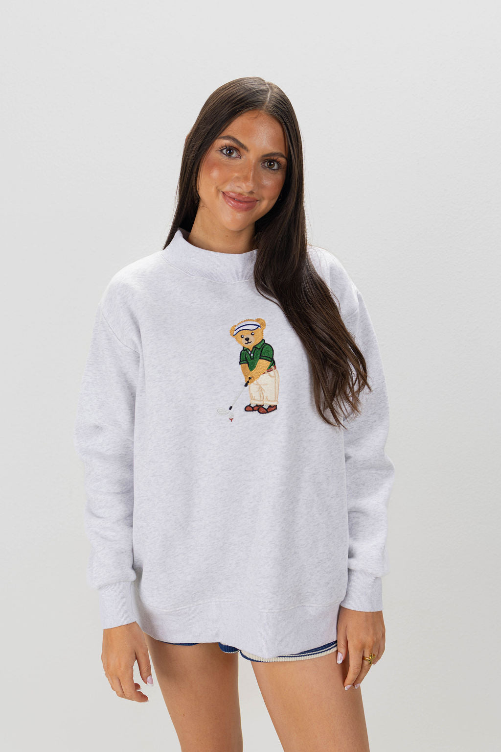 CLASSIC GOLF BEAR MOCKNECK
