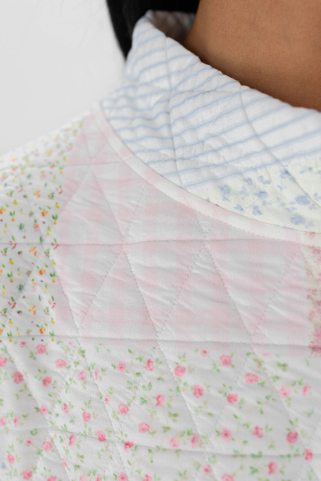 QUILTED MOCKNECK