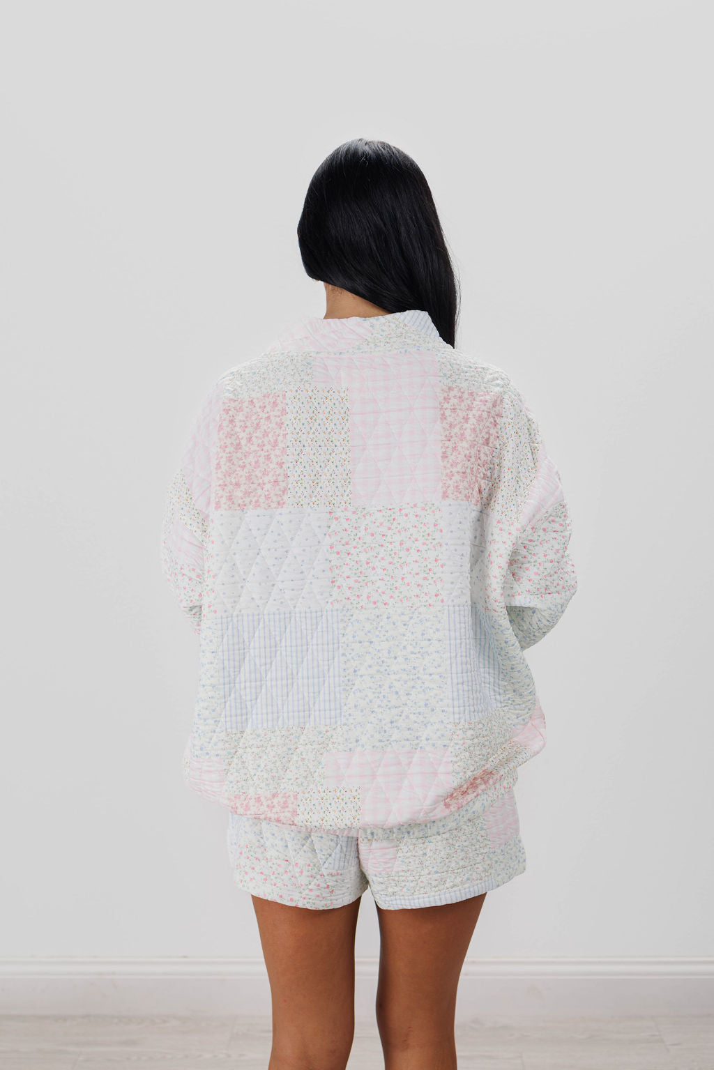 QUILTED MOCKNECK