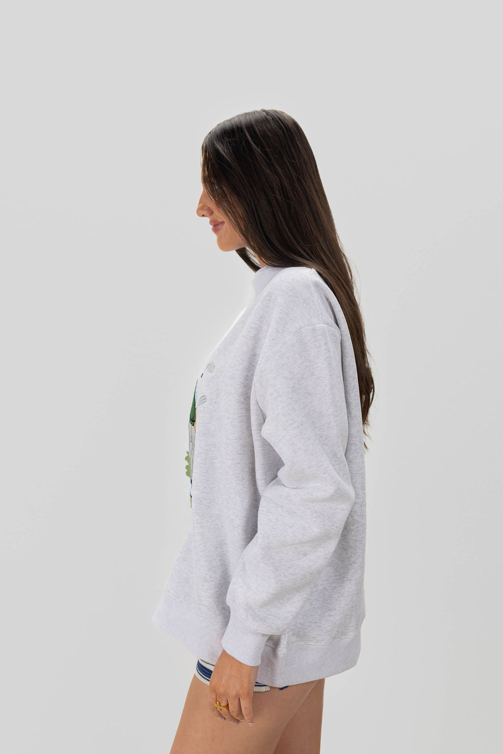 OLD FASHION GOLF BEAR MOCKNECK