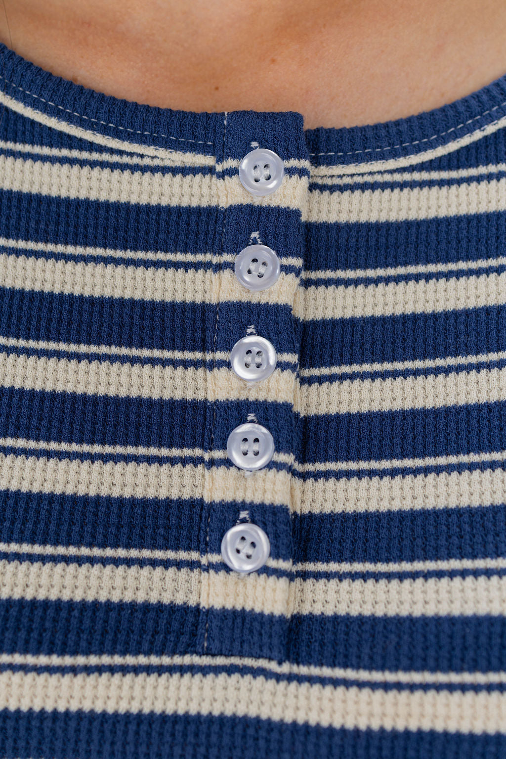 STRIPED KNIT TOP