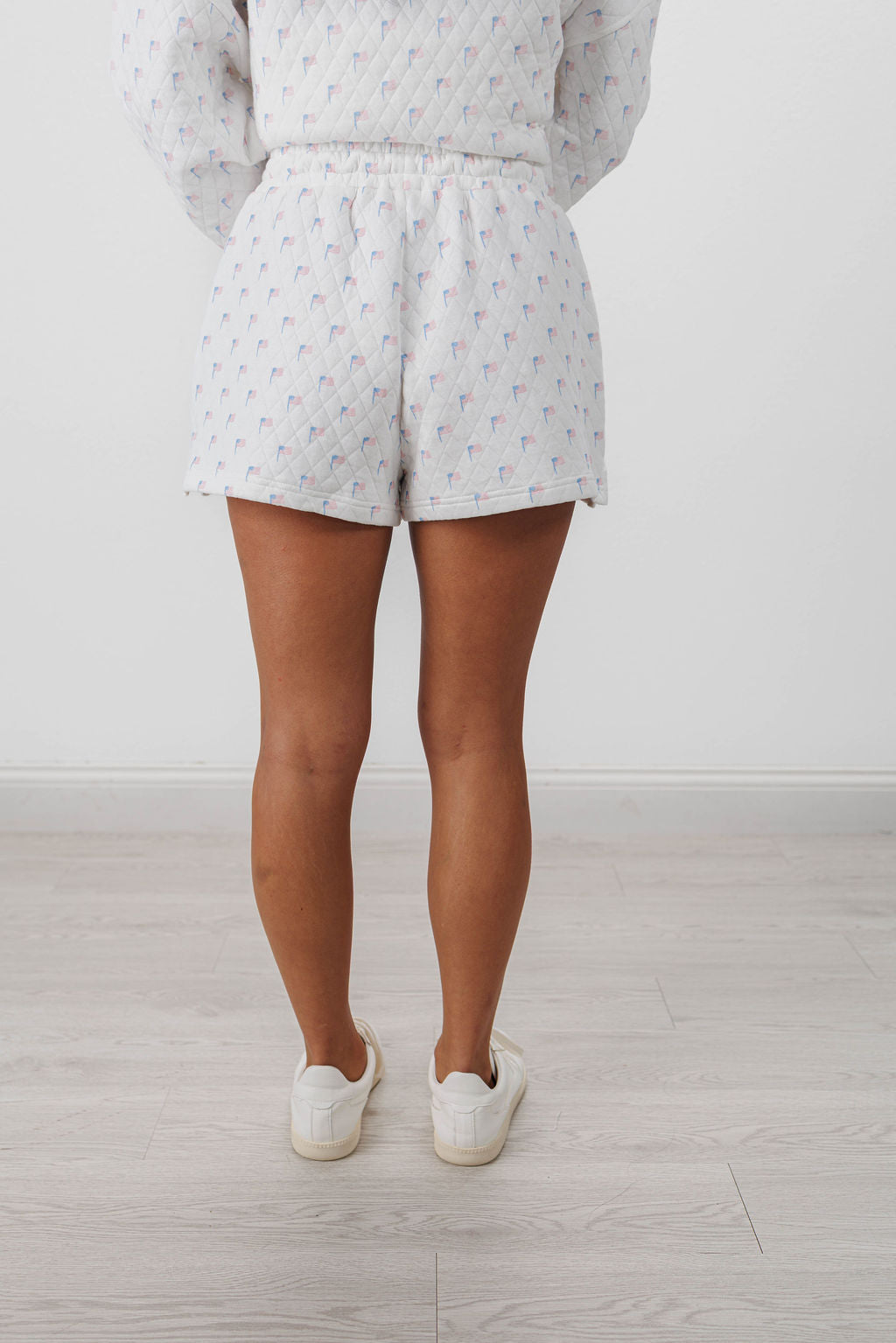 U.S. FLAG QUILTED SHORTS