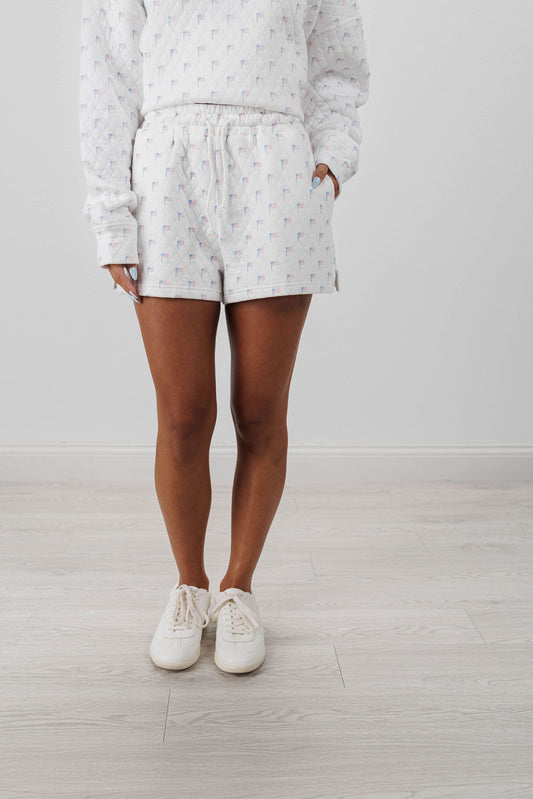 U.S. FLAG QUILTED SHORTS