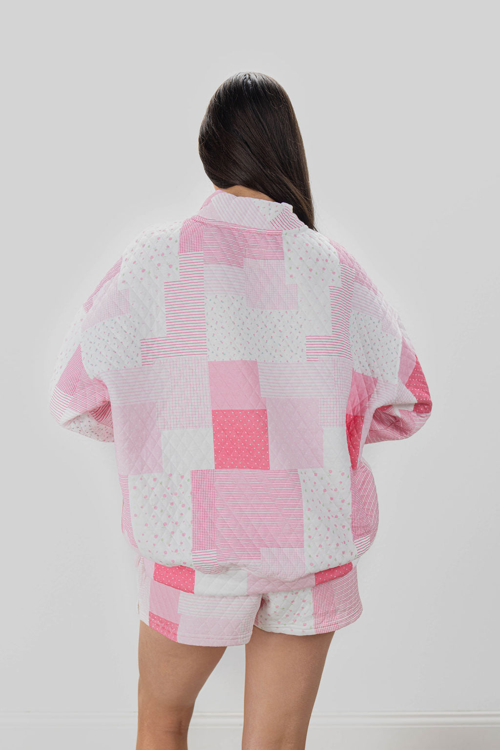 QUILTED MOCKNECK