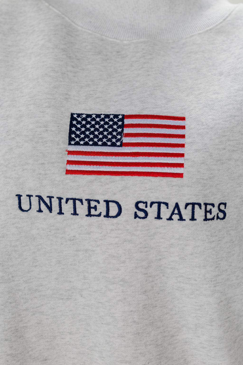 U.S. FLAG SHORT SLEEVE MOCKNECK