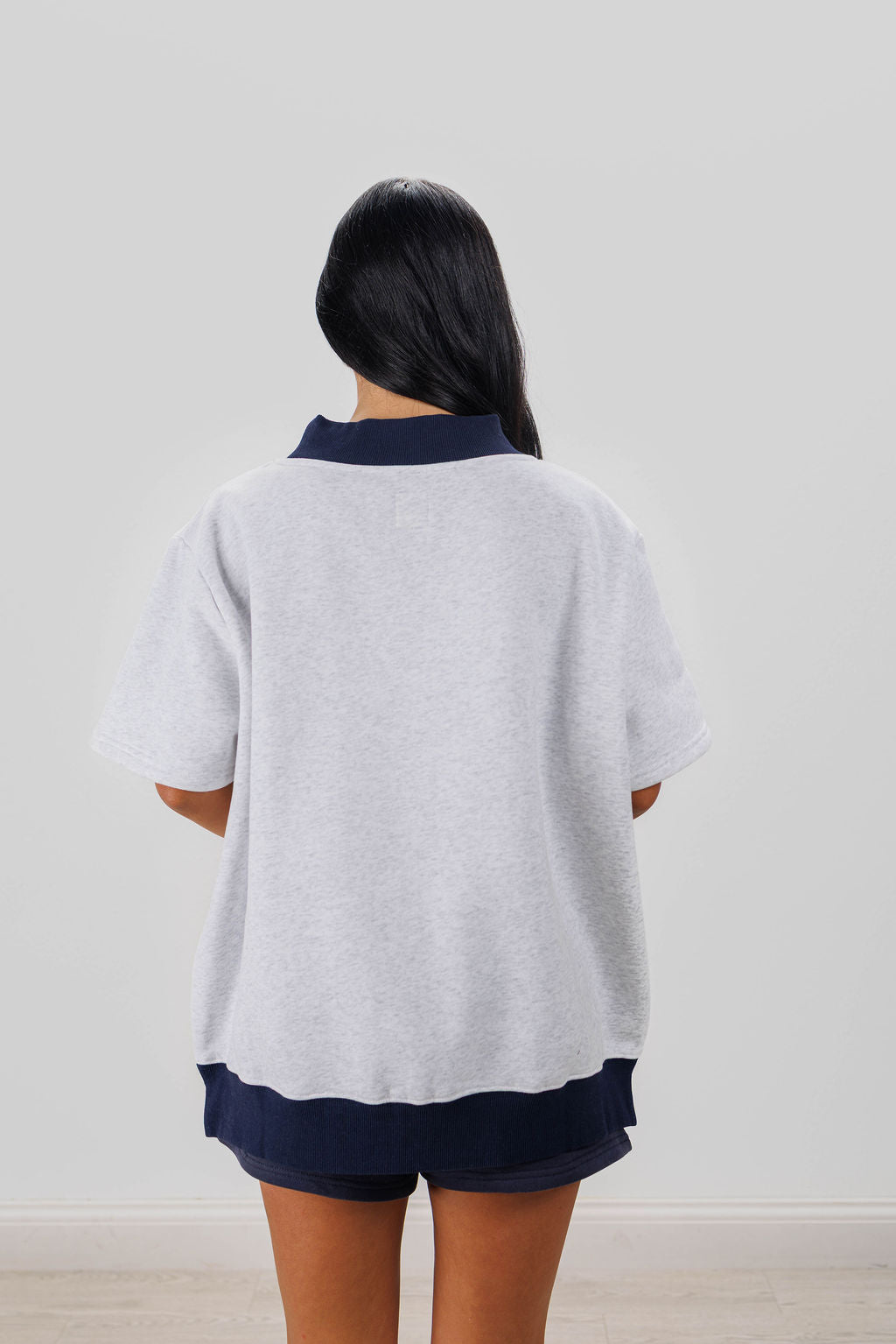 U.S. FLAG SHORT SLEEVE MOCKNECK