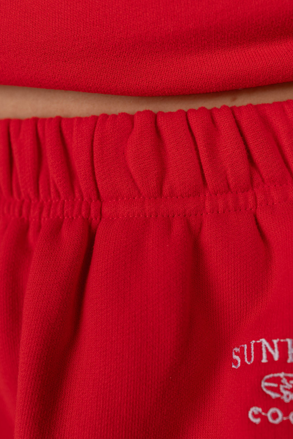 EMBROIDERED SWEAT SHORTS