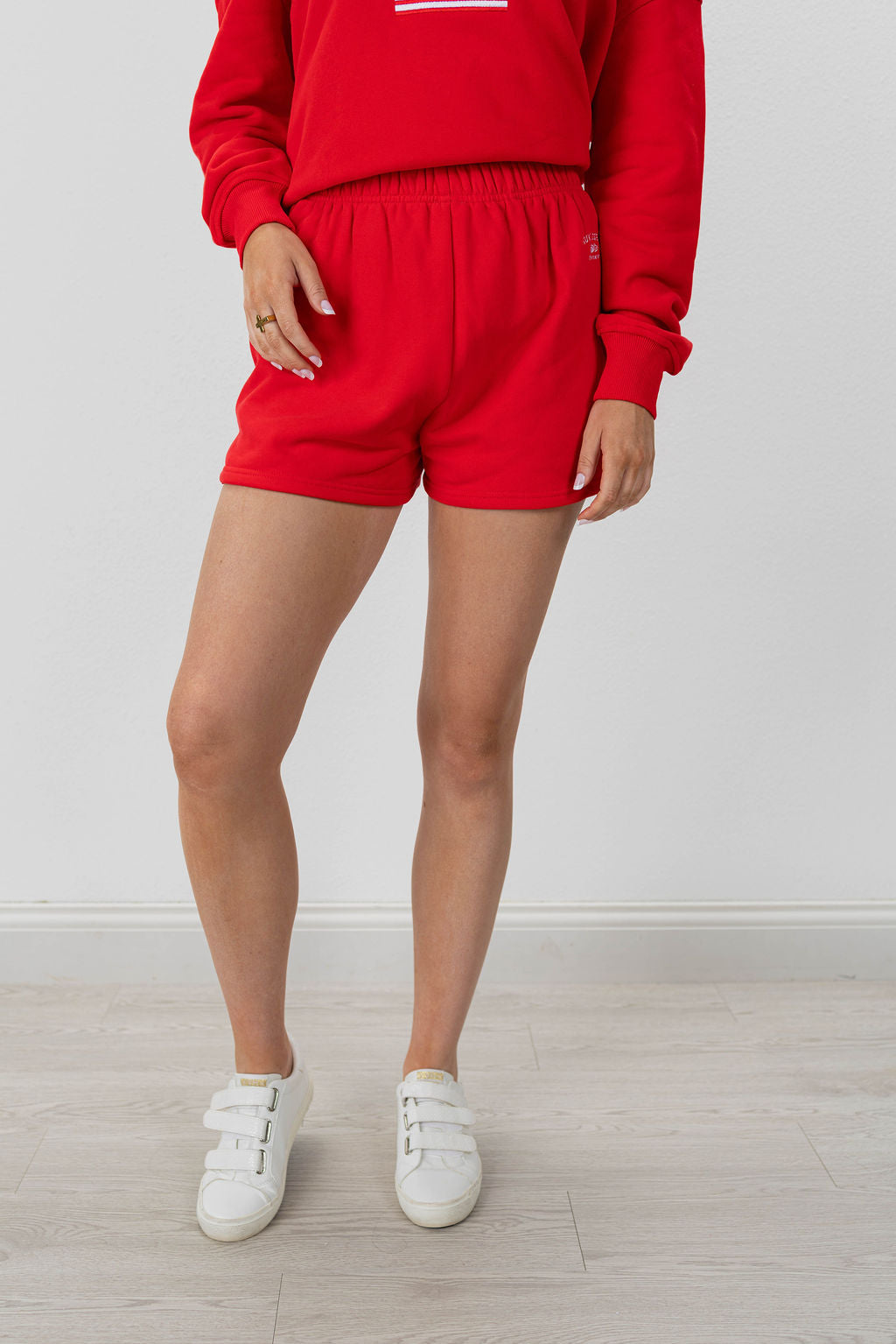 EMBROIDERED SWEAT SHORTS