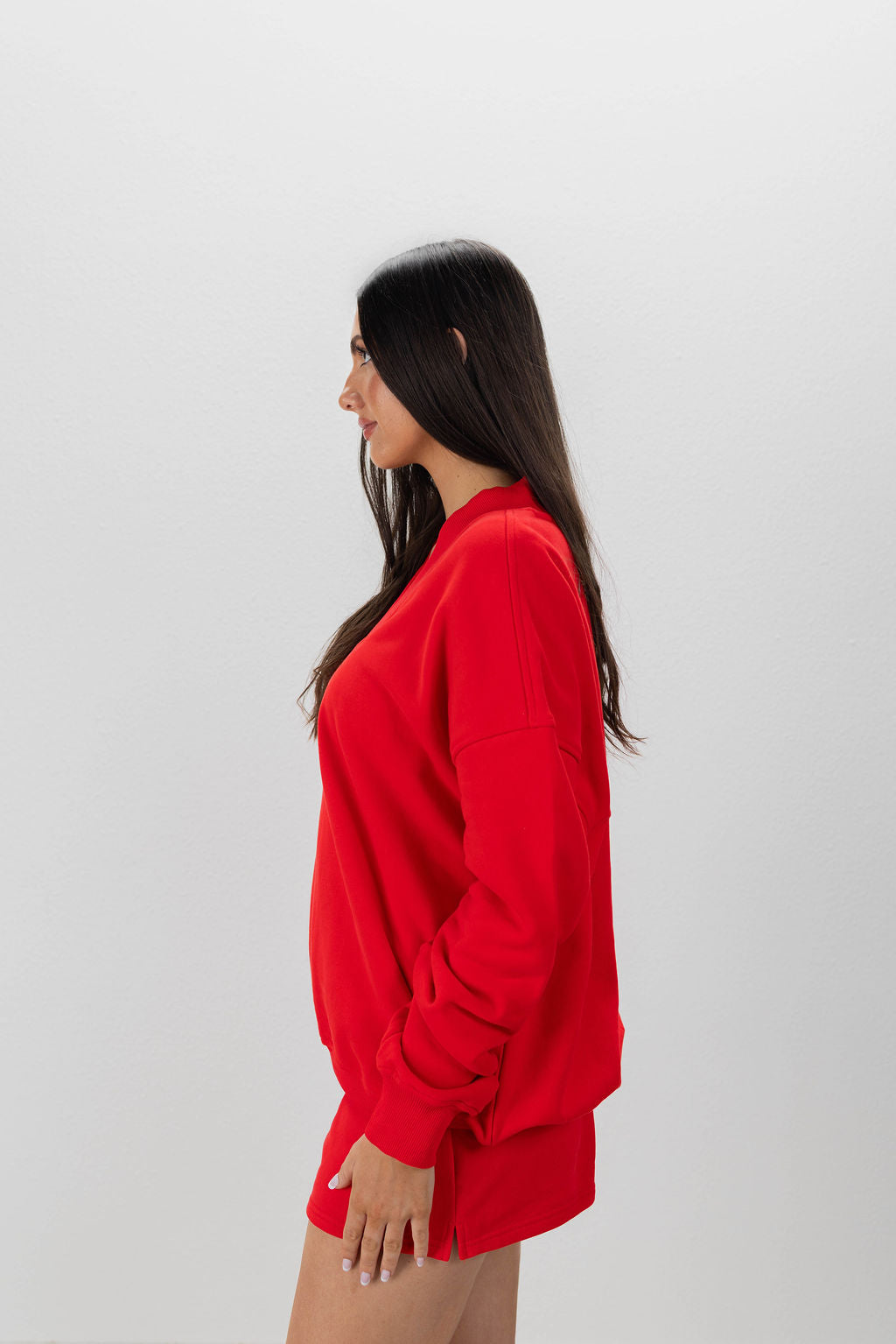 U.S. FLAG V-NECK SWEATSHIRT