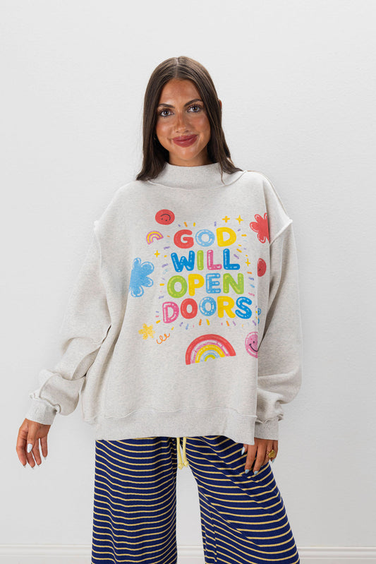 GOD WILL OPEN DOORS MOCKNECK