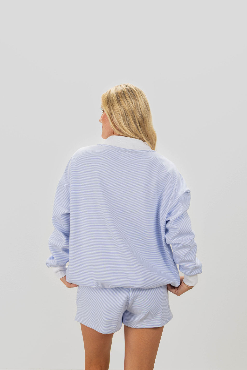 MINI STRIPED MOCKNECK