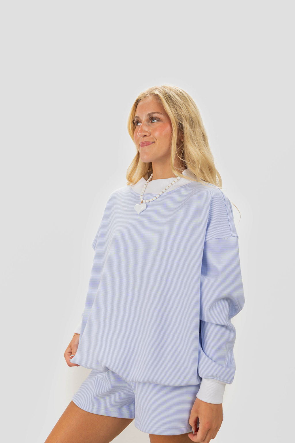 MINI STRIPED MOCKNECK