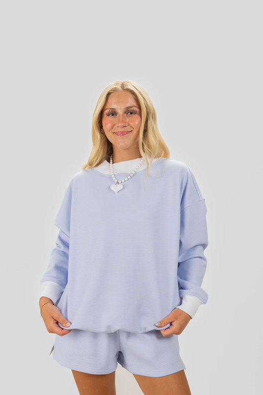 MINI STRIPED MOCKNECK