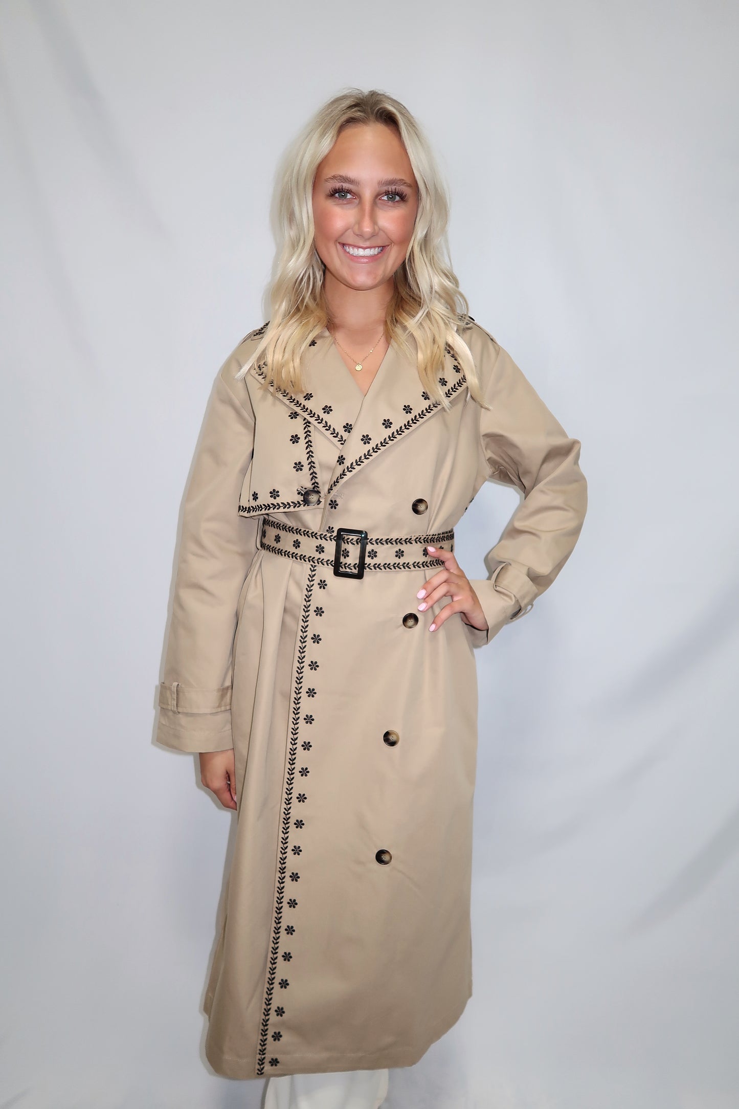 MB MJK671A TRENCH COAT*