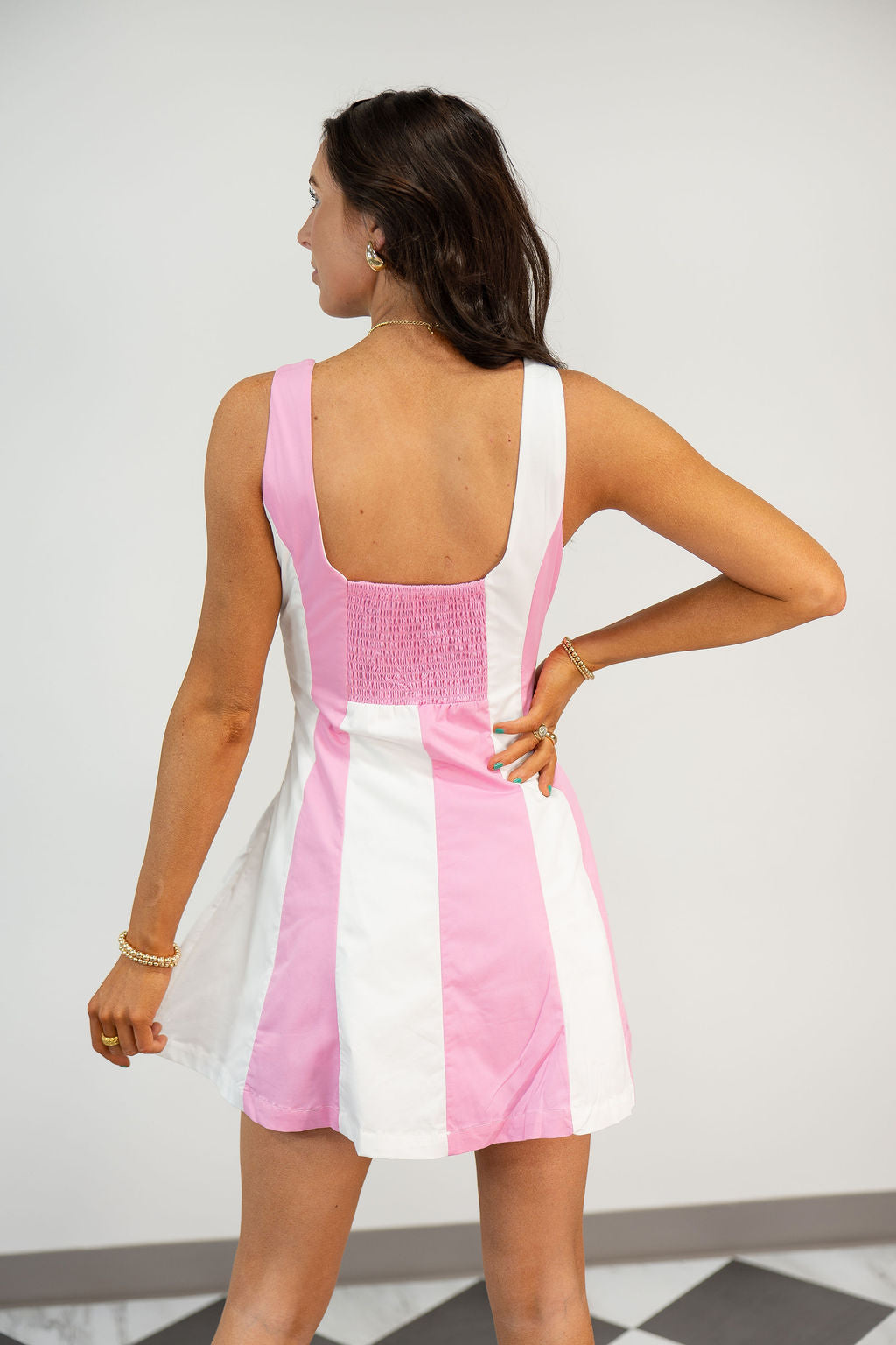CANDY STRIPE DRESS*