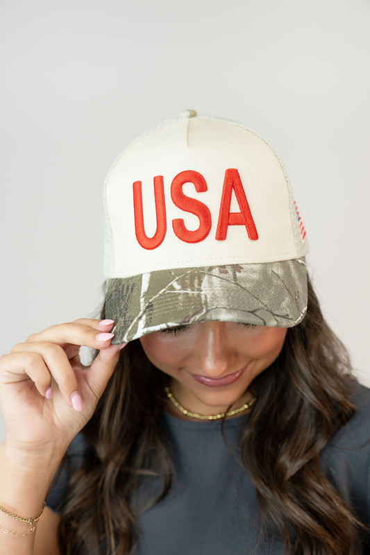 USA CAMO HAT*