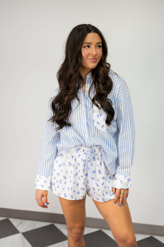 PERIWINKLE SET TOP