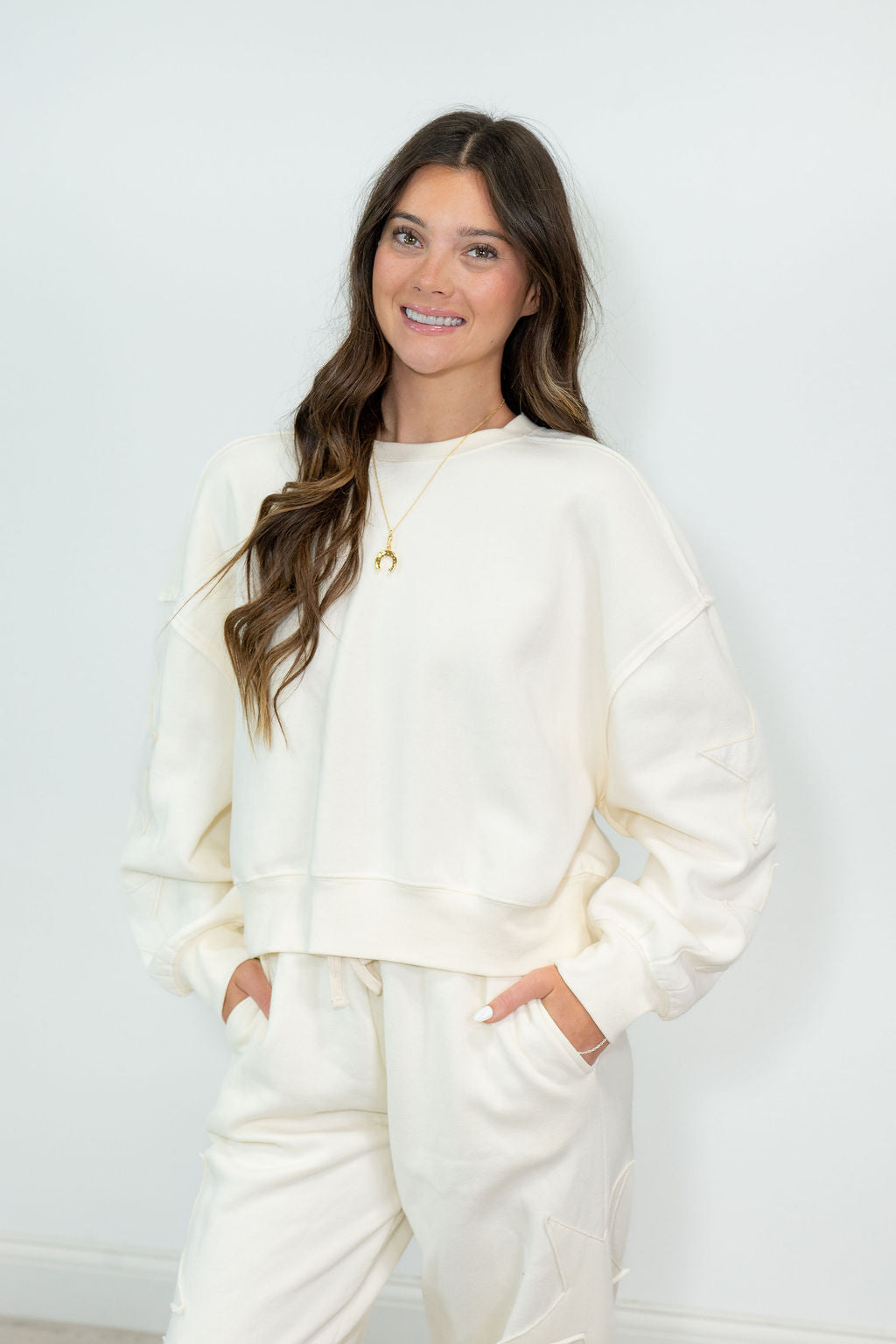 LINDSEY SET SWEATSHIRT*