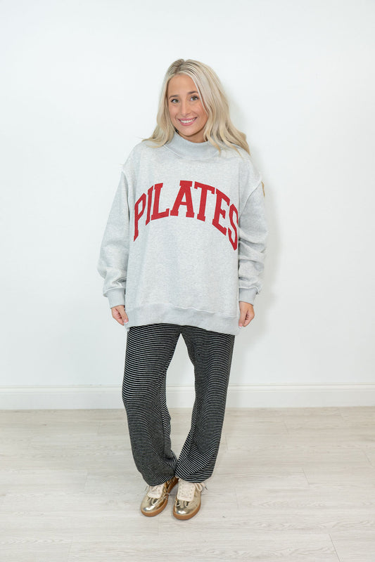 PILATES REVERSIBLE MOCKNECK*