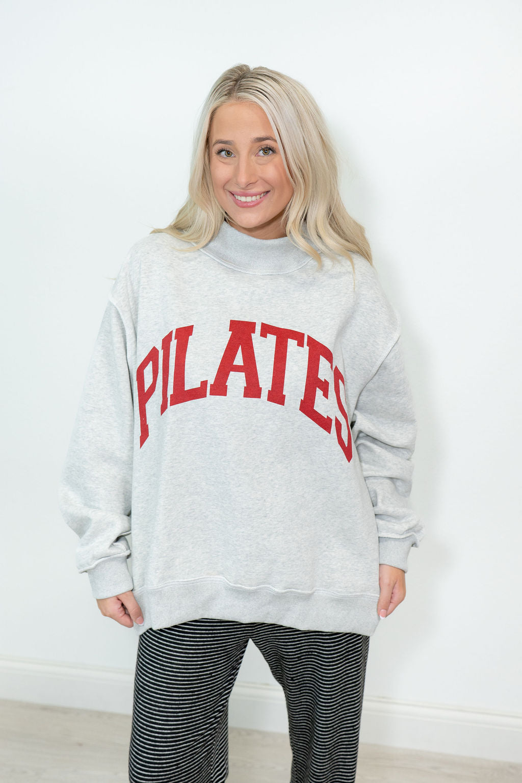 PILATES REVERSIBLE MOCKNECK*