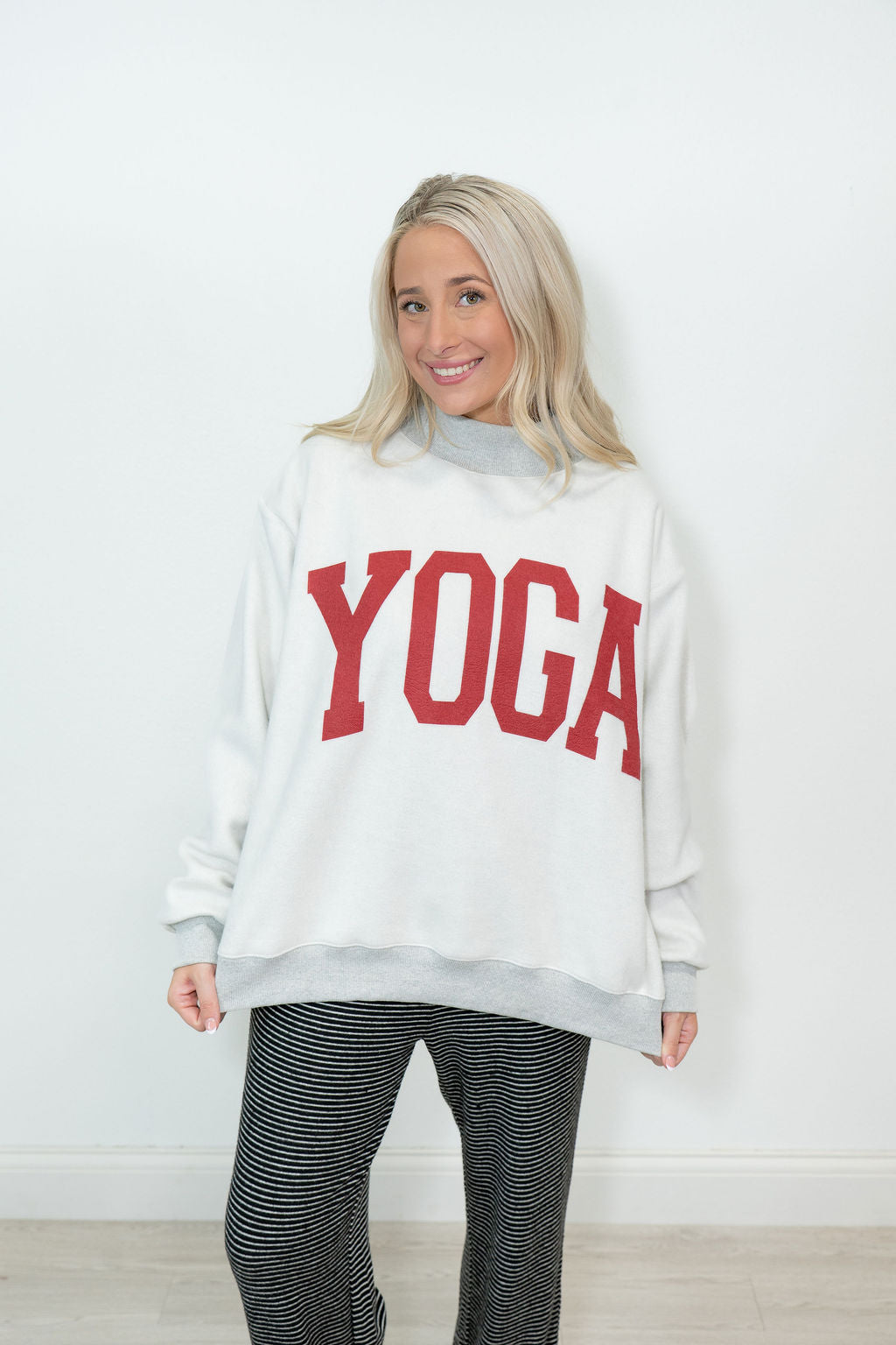 PILATES REVERSIBLE MOCKNECK*