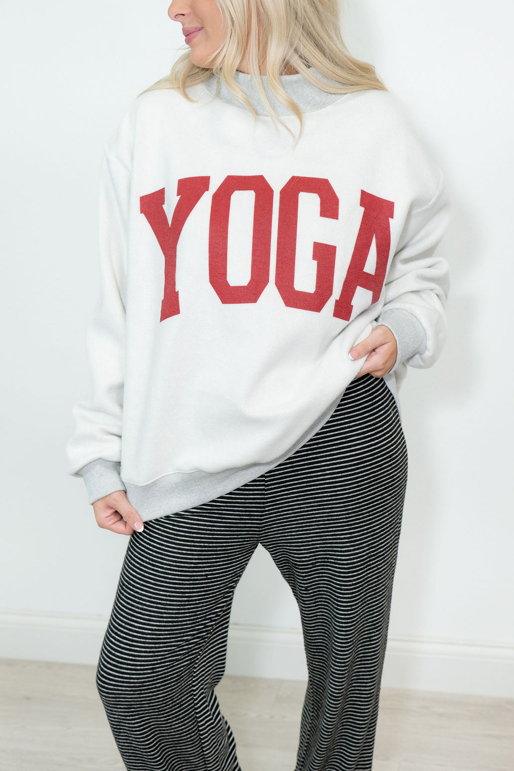 PILATES REVERSIBLE MOCKNECK*