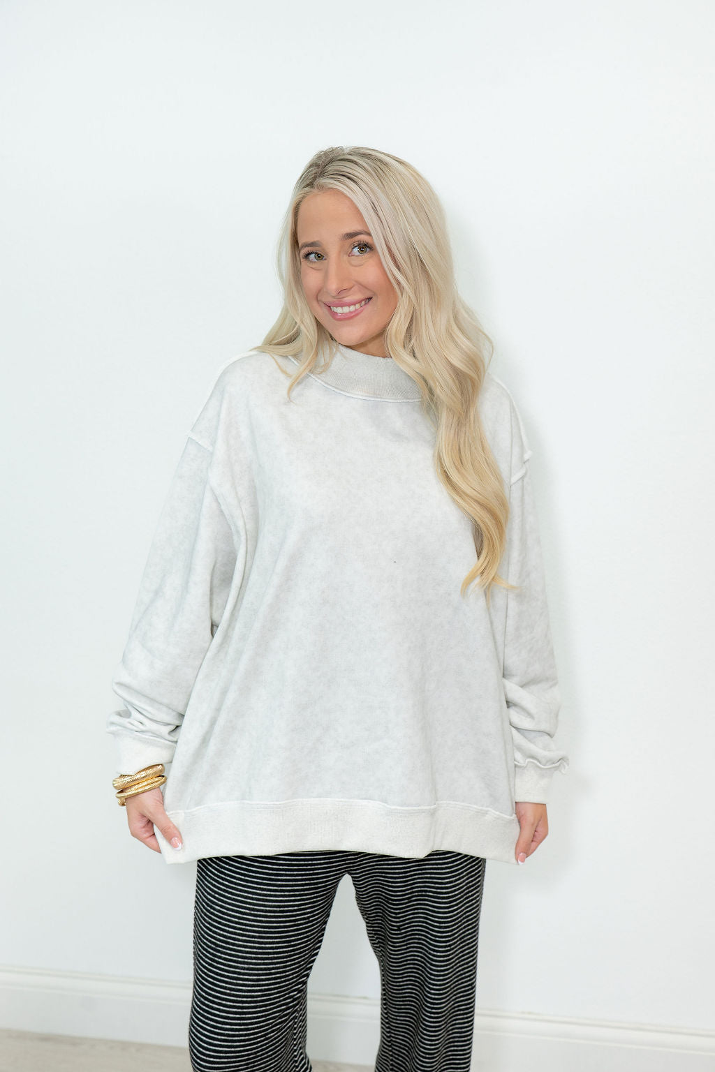 COZY SUNDAY MOCKNECK*