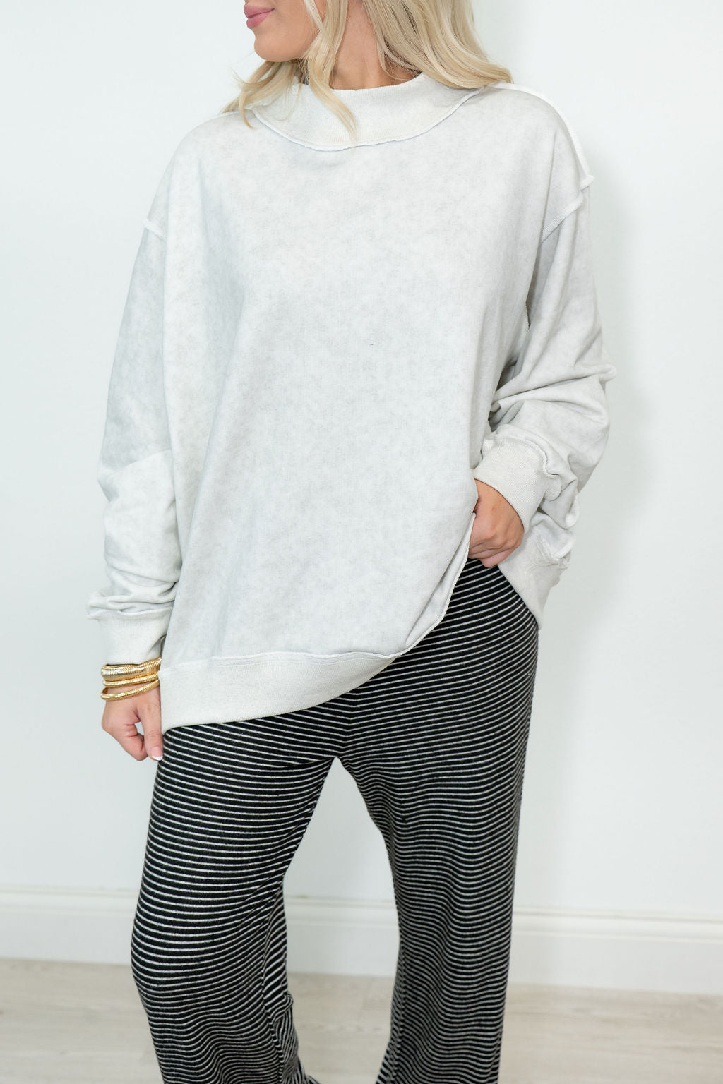 COZY SUNDAY MOCKNECK*