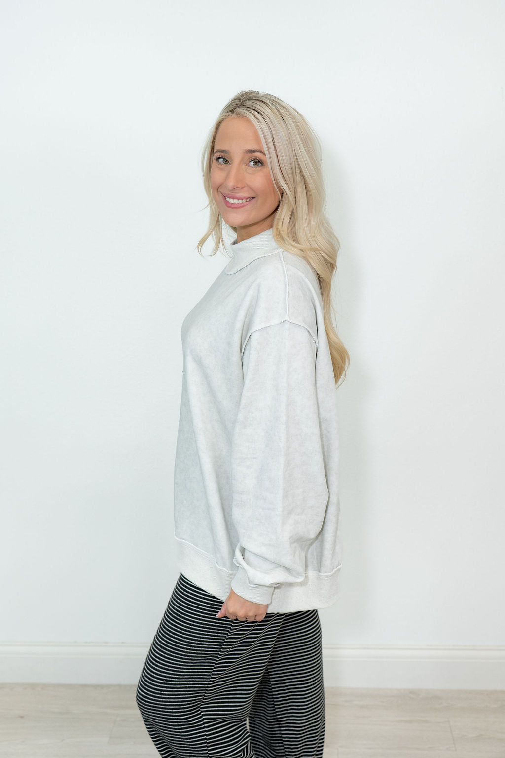 COZY SUNDAY MOCKNECK*