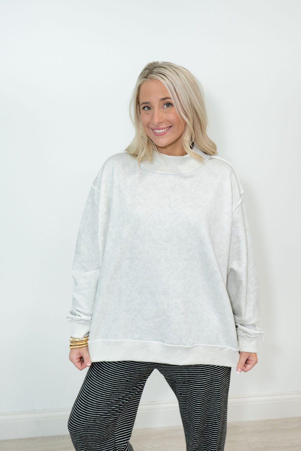 COZY SUNDAY MOCKNECK*