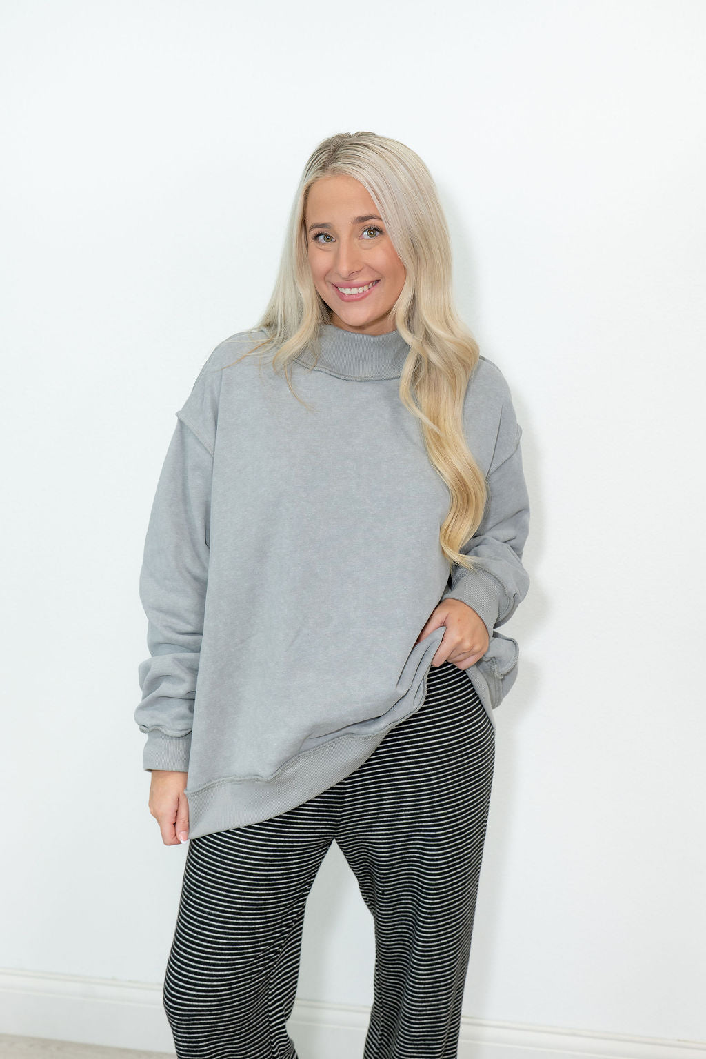 COZY SUNDAY MOCKNECK*